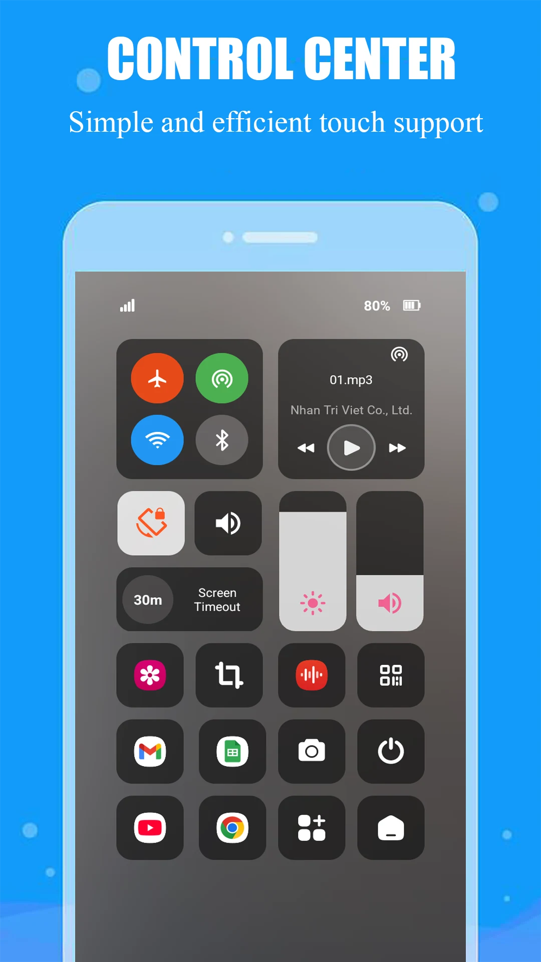 Control Center, Easy Control screenshot