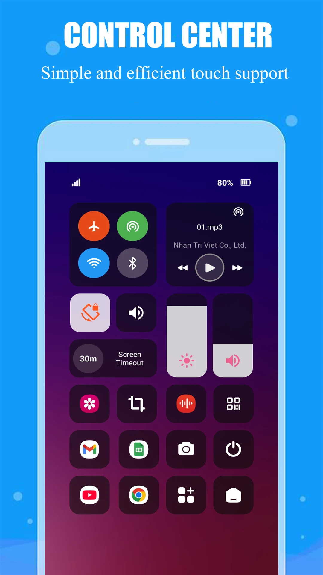Control Center, Easy Control screenshot